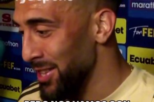 岡薩雷斯賽后調(diào)侃：厄瓜多爾小伙看起來(lái)很開(kāi)心，好像贏了世界杯