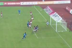 下地速度真快?。√K超徐州門將康文博神撲力保城門不失??