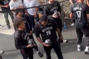 去年崔永熙也參加過！曾凡博隨籃網(wǎng)一起參加公開訓(xùn)練！