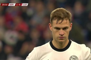 格納布里造紅點套餐！基米希主罰穩(wěn)穩(wěn)命中！德國2-0領(lǐng)先盧森堡！