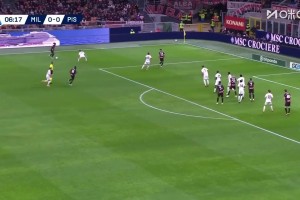 米蘭取得夢(mèng)幻開局！萊奧左路內(nèi)切遠(yuǎn)射破門！米蘭1-0領(lǐng)先比薩！